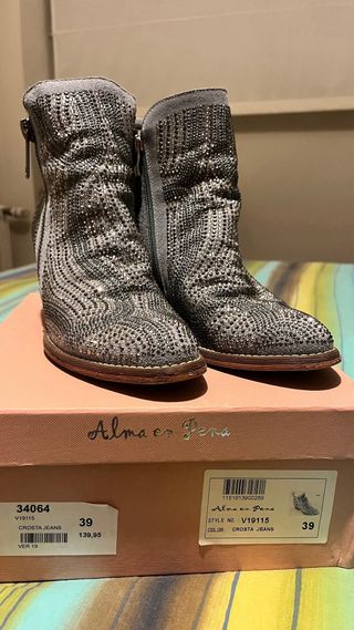 Botines Alma en Pena T-39 pedrería