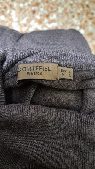 Jersey cuello vuelto CORTEFIEL marrón