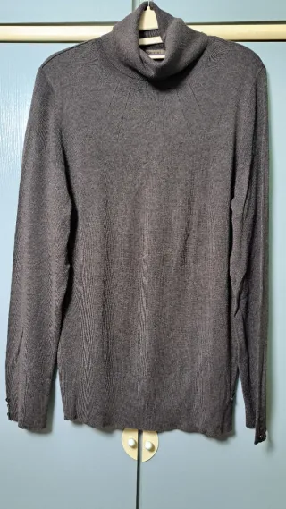 Jersey cuello vuelto CORTEFIEL marrón