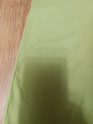 Vestido verde algodón New Saks sin mangasTalla L