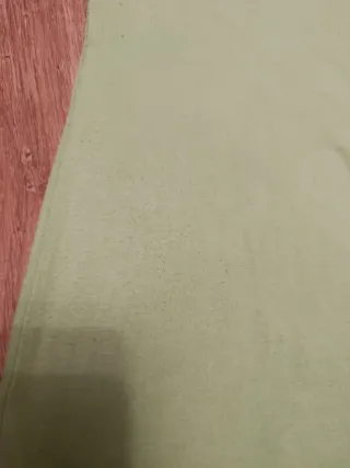 Vestido verde algodón New Saks sin mangasTalla L