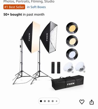 Set Luces FGEN Softbox