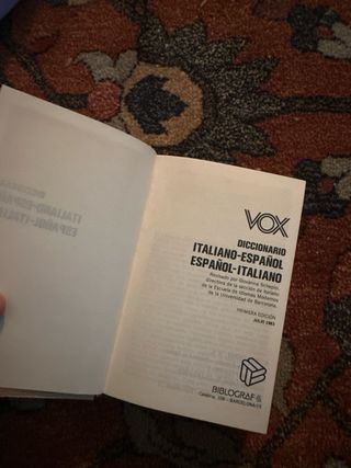 Diccionario italiano-español, español-italiano
