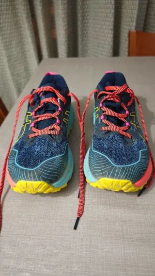 Asics Gel Trabuco 11 Bambas Montaña Azul/Naranja