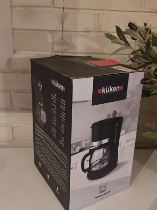 Cafetera de Goteo KÜKEN - 900W (NUEVA EN SU CAJA)