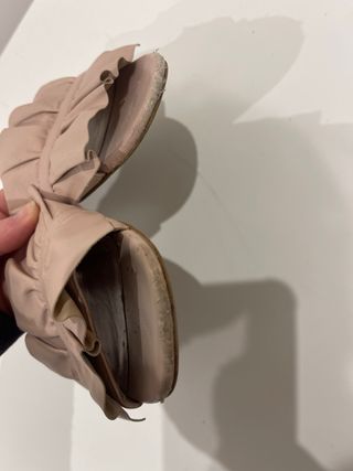 Sandalias Michael Kors Rosadas y Doradas