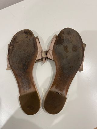 Sandalias Michael Kors Rosadas y Doradas