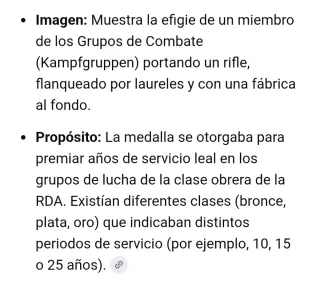 Medallas RDA República Democrática Alemana