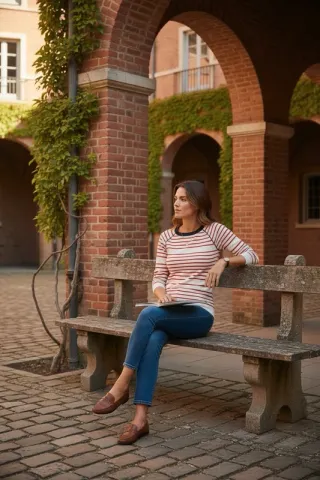 Jersey Nautica Rayas Talla L