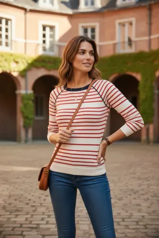 Jersey Nautica Rayas Talla L