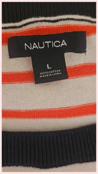 Jersey Nautica Rayas Talla L