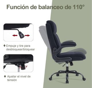 Silla de oficina ergonómica CASTLOVE
