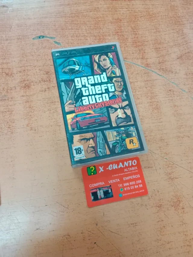 JUEGO PSP GTA LIBERTY CITY STORIES