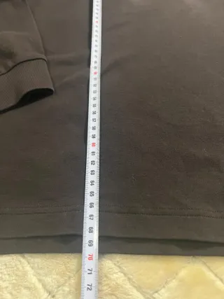 Polo BOSS manga larga negro