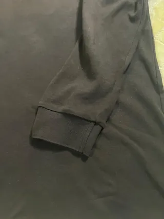 Polo BOSS manga larga negro