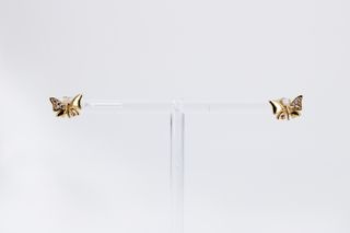 Pendientes Mariposa Oro 14k Quickgold