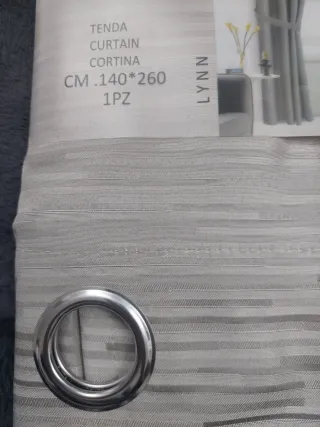 Cortina Gris Piedra 140x260cm
