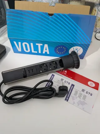 Enchufe encastrable VOLTA con USB