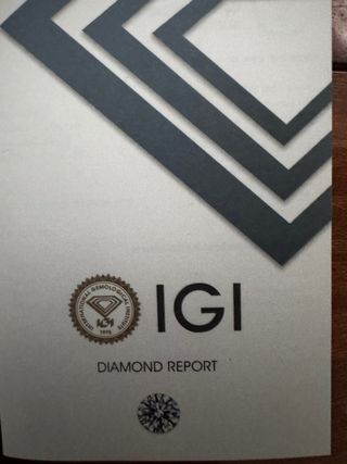 Diamante Natural IGI 0.33 Ct W-X 749533735