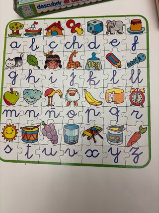 Lote 2 Puzzles Infantiles: Abecedario y Deletrear