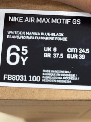 Nike Air Max Zapatillas Blancas y Negras