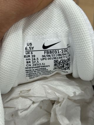 Nike Air Max Zapatillas Blancas y Negras