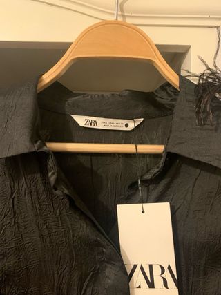 Conjunto Zara Pantalón y Blusa Negro