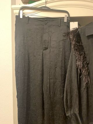 Conjunto Zara Pantalón y Blusa Negro