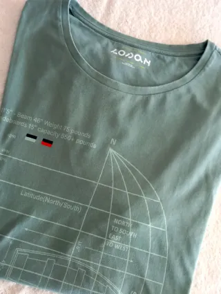 CAMISETA LOSAN DE HOMBRE, MANGA CORTA.