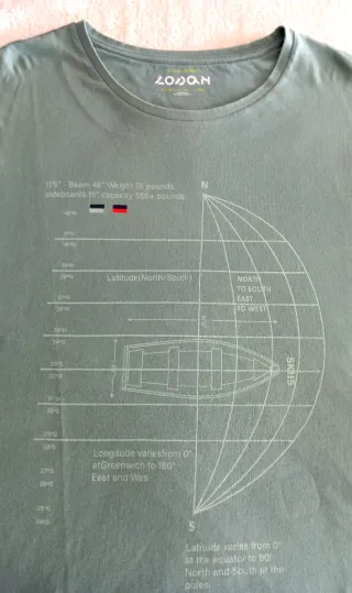 CAMISETA LOSAN DE HOMBRE, MANGA CORTA.