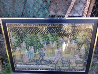 Marco de pintura oriental