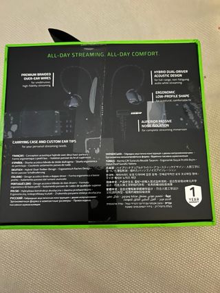 Razer Moray Auriculares In-Ear Monitor THX