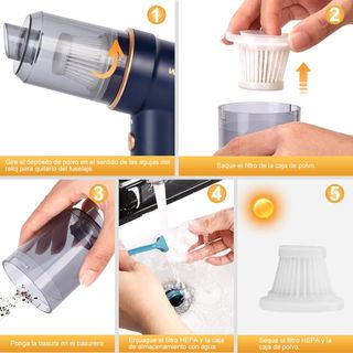 Aspirador y soplador portátil WADEO