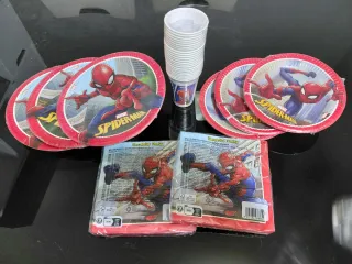 Set cumpleaños Spiderman
