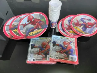 Set cumpleaños Spiderman
