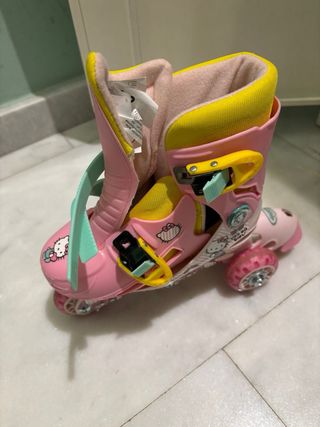 Pattini da ragazza Hello Kitty taglia regolabile