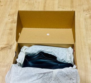 Vans Cuero Negras Talla 38.5 y 36,5