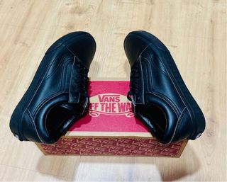 Vans Cuero Negras Talla 38.5 y 36,5