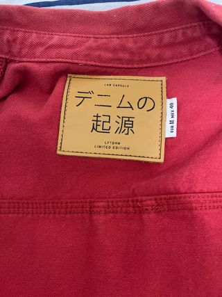 Chaqueta roja hombre talla M