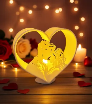 Lampada LED romantica San Valentino