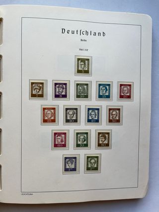 Álbum Sellos Berlina Nuevos 1961/1988 ¡COMPLETOS!