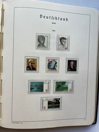 Álbum Sellos Berlina Nuevos 1961/1988 ¡COMPLETOS!