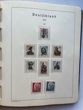 Álbum Sellos Berlina Nuevos 1961/1988 ¡COMPLETOS!