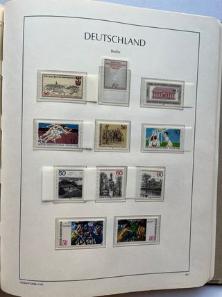 Álbum Sellos Berlina Nuevos 1961/1988 ¡COMPLETOS!