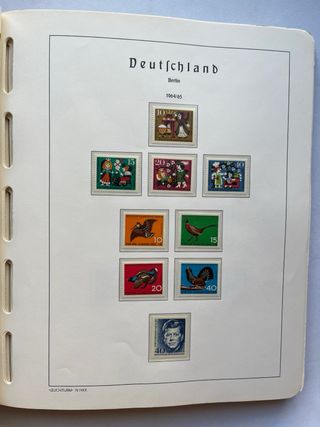 Álbum Sellos Berlina Nuevos 1961/1988 ¡COMPLETOS!