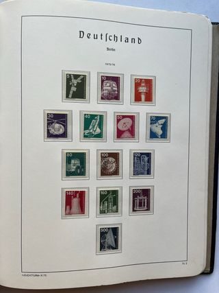 Álbum Sellos Berlina Nuevos 1961/1988 ¡COMPLETOS!