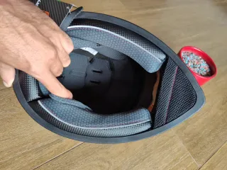 Casco Moto Integral Talla M Negro Mate Unisex