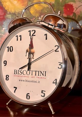 Orologio sveglia vintage Biscottini