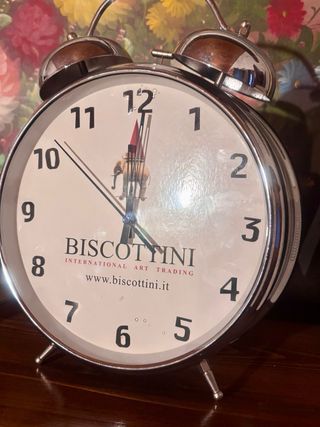 Orologio sveglia vintage Biscottini