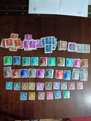 Lote sellos Franco y Juan Carlos España